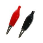 CROCODILE CLIP (1)BLACK(2)RED